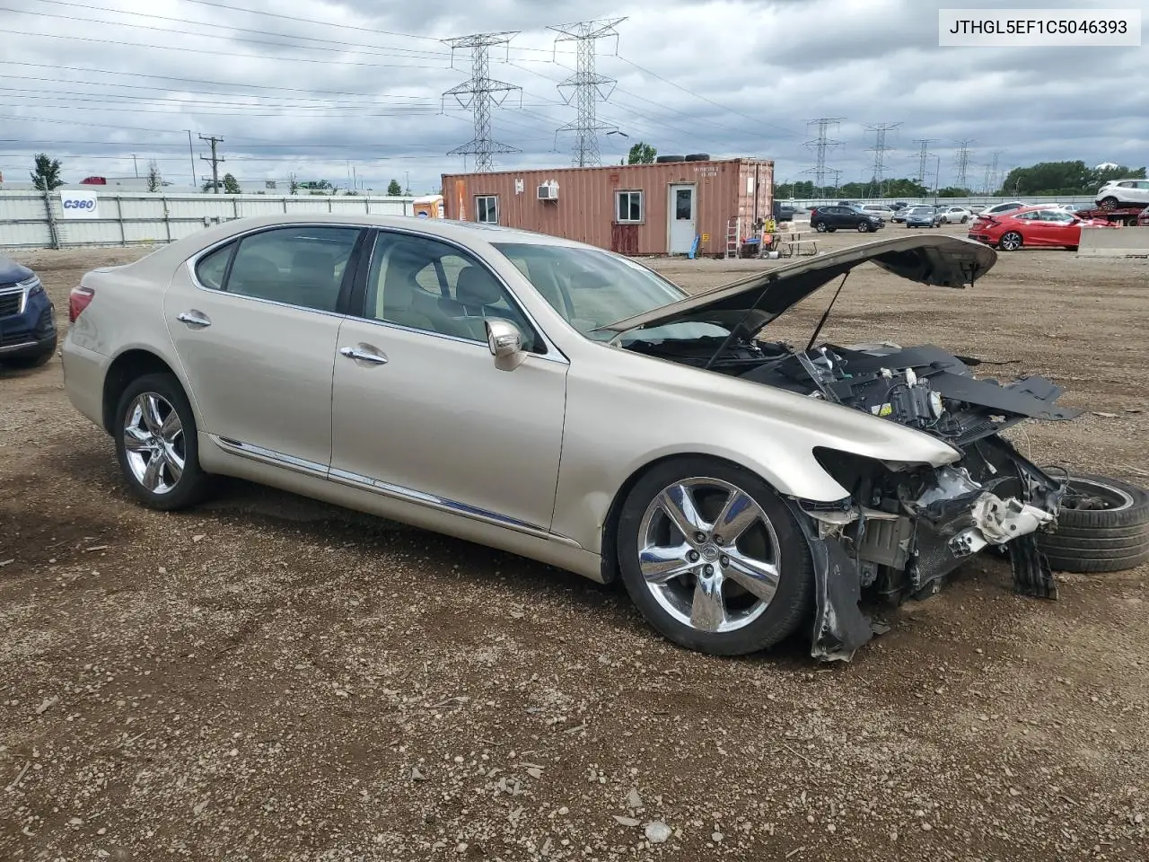 2012 Lexus Ls 460L VIN: JTHGL5EF1C5046393 Lot: 62698705