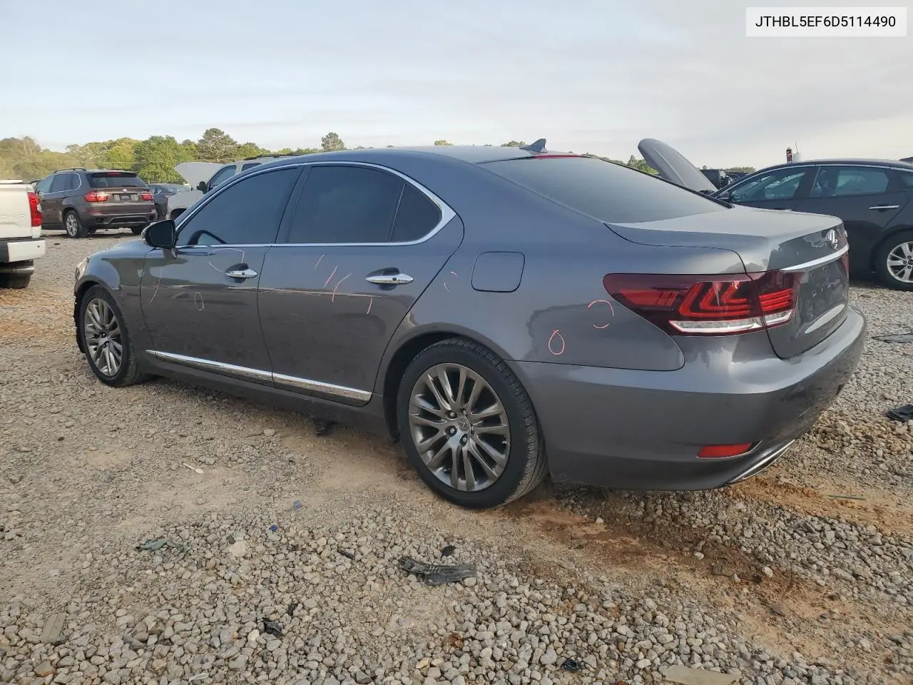 2013 Lexus Ls 460 VIN: JTHBL5EF6D5114490 Lot: 52123025