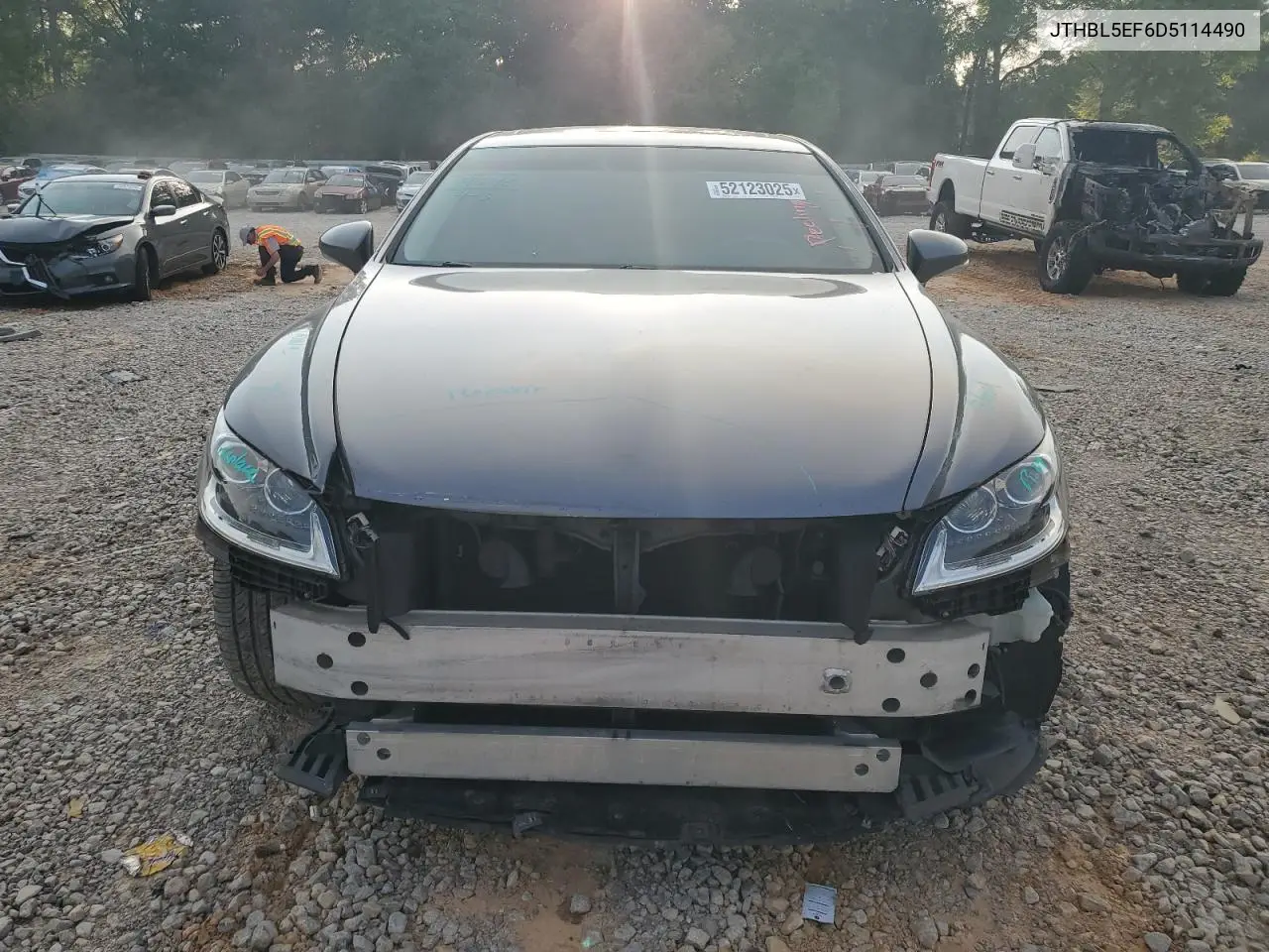 2013 Lexus Ls 460 VIN: JTHBL5EF6D5114490 Lot: 52123025