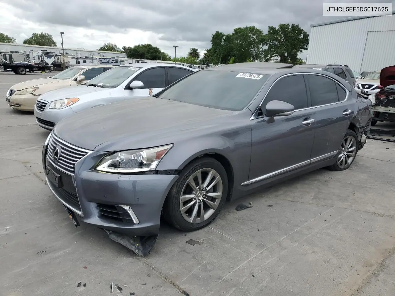 2013 Lexus Ls 460 VIN: JTHCL5EF5D5017625 Lot: 53336625
