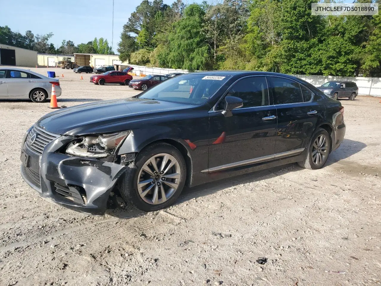 2013 Lexus Ls 460 VIN: JTHCL5EF7D5018890 Lot: 54492255