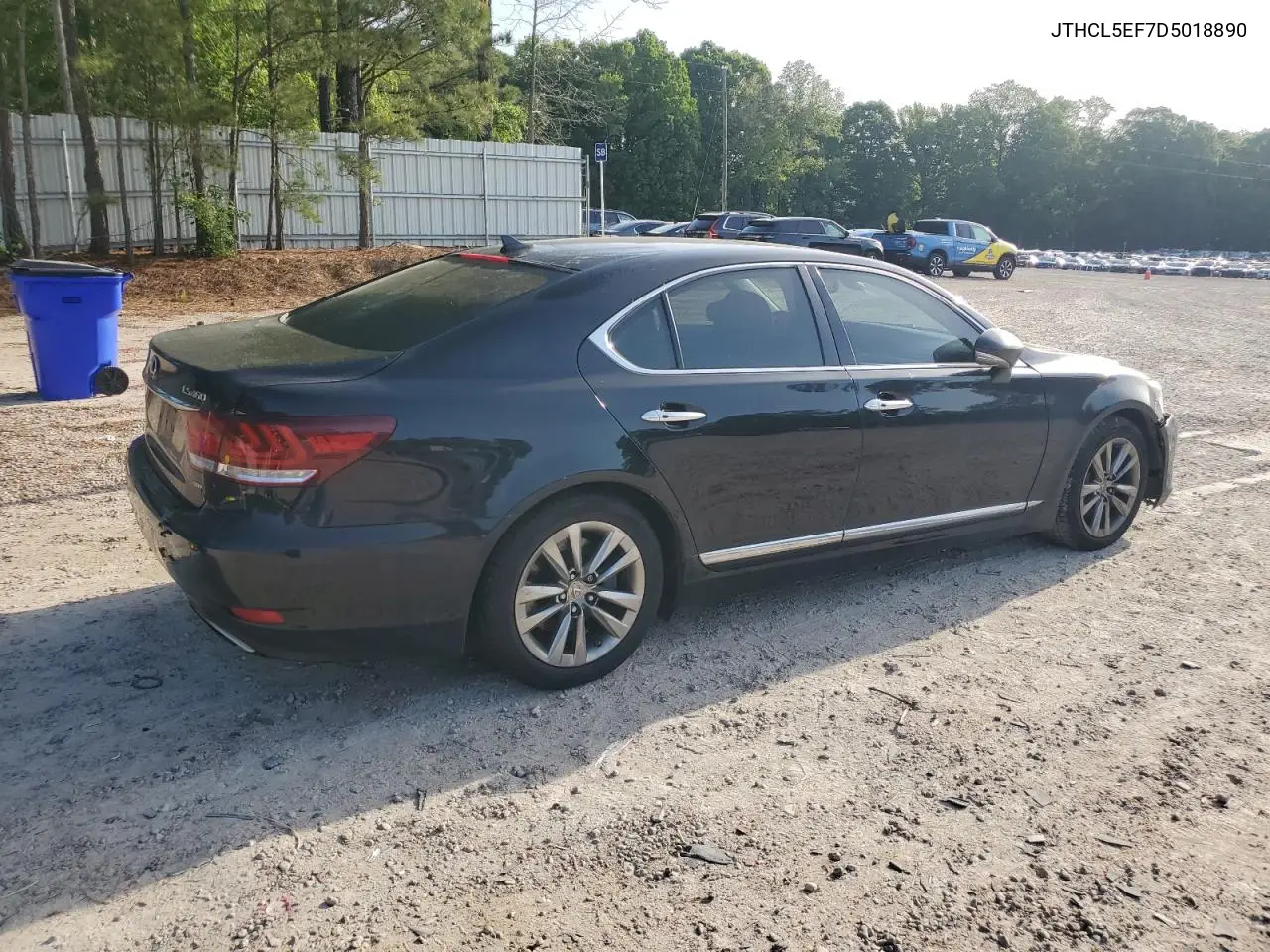 2013 Lexus Ls 460 VIN: JTHCL5EF7D5018890 Lot: 54492255
