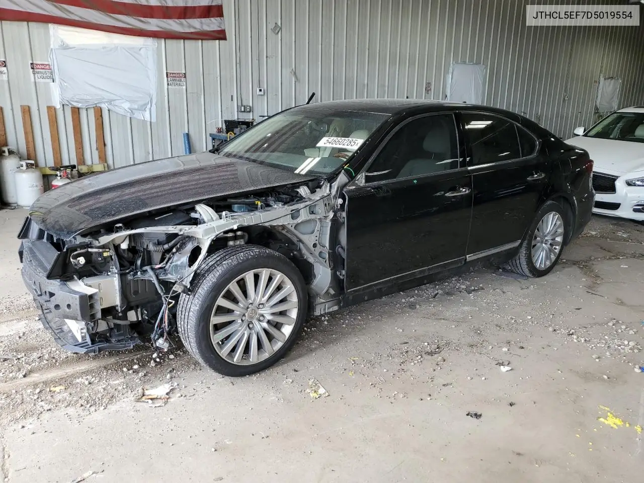 2013 Lexus Ls 460 VIN: JTHCL5EF7D5019554 Lot: 54660285