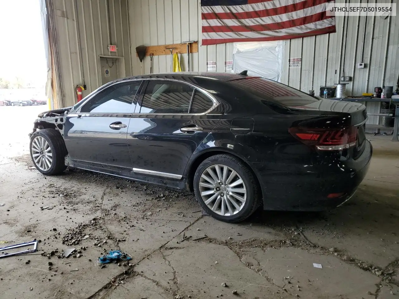 2013 Lexus Ls 460 VIN: JTHCL5EF7D5019554 Lot: 54660285