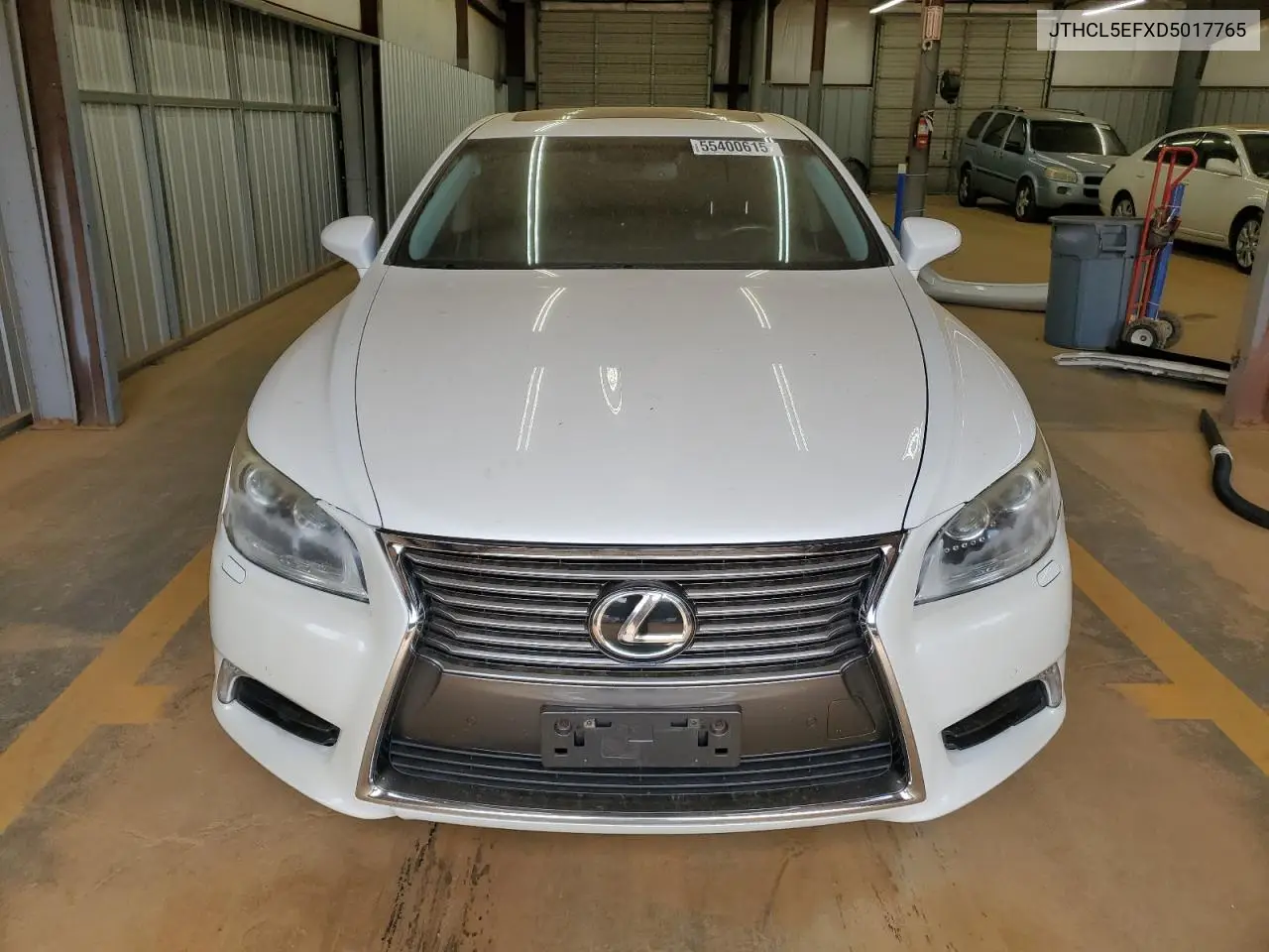 2013 Lexus Ls 460 VIN: JTHCL5EFXD5017765 Lot: 55400615