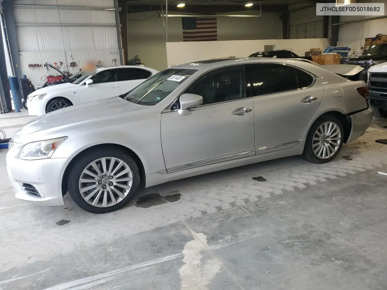 2013 Lexus Ls 460 VIN: JTHCL5EF0D5018682 Lot: 55614405
