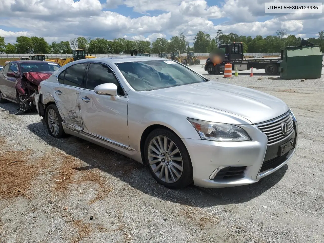 2013 Lexus Ls 460 VIN: JTHBL5EF3D5123986 Lot: 55758145