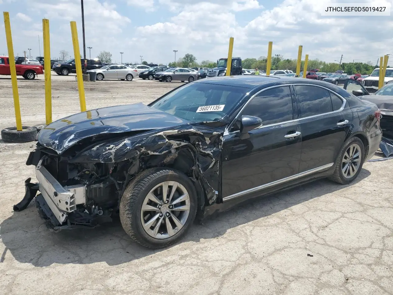 2013 Lexus Ls 460 VIN: JTHCL5EF0D5019427 Lot: 56021135