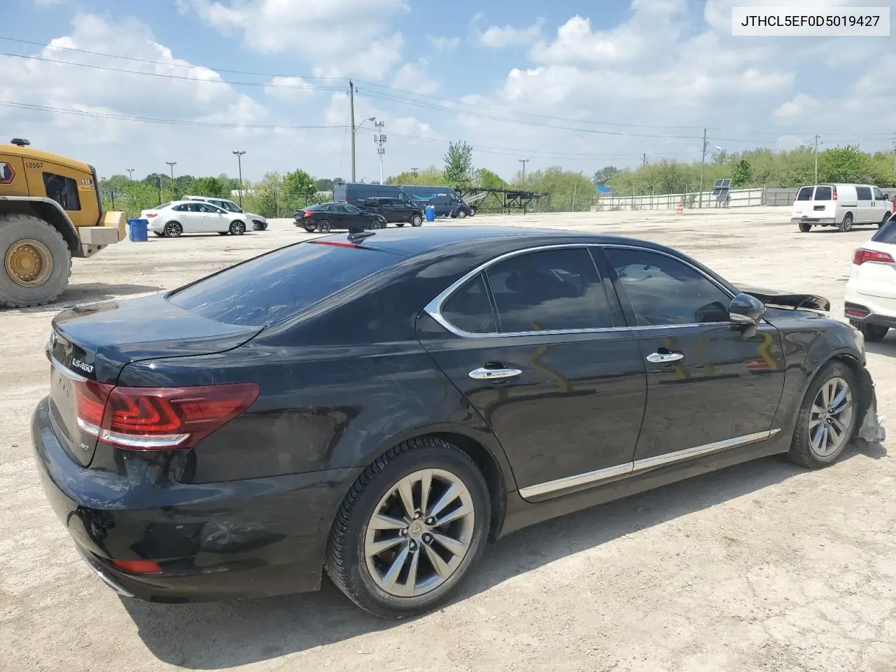 2013 Lexus Ls 460 VIN: JTHCL5EF0D5019427 Lot: 56021135