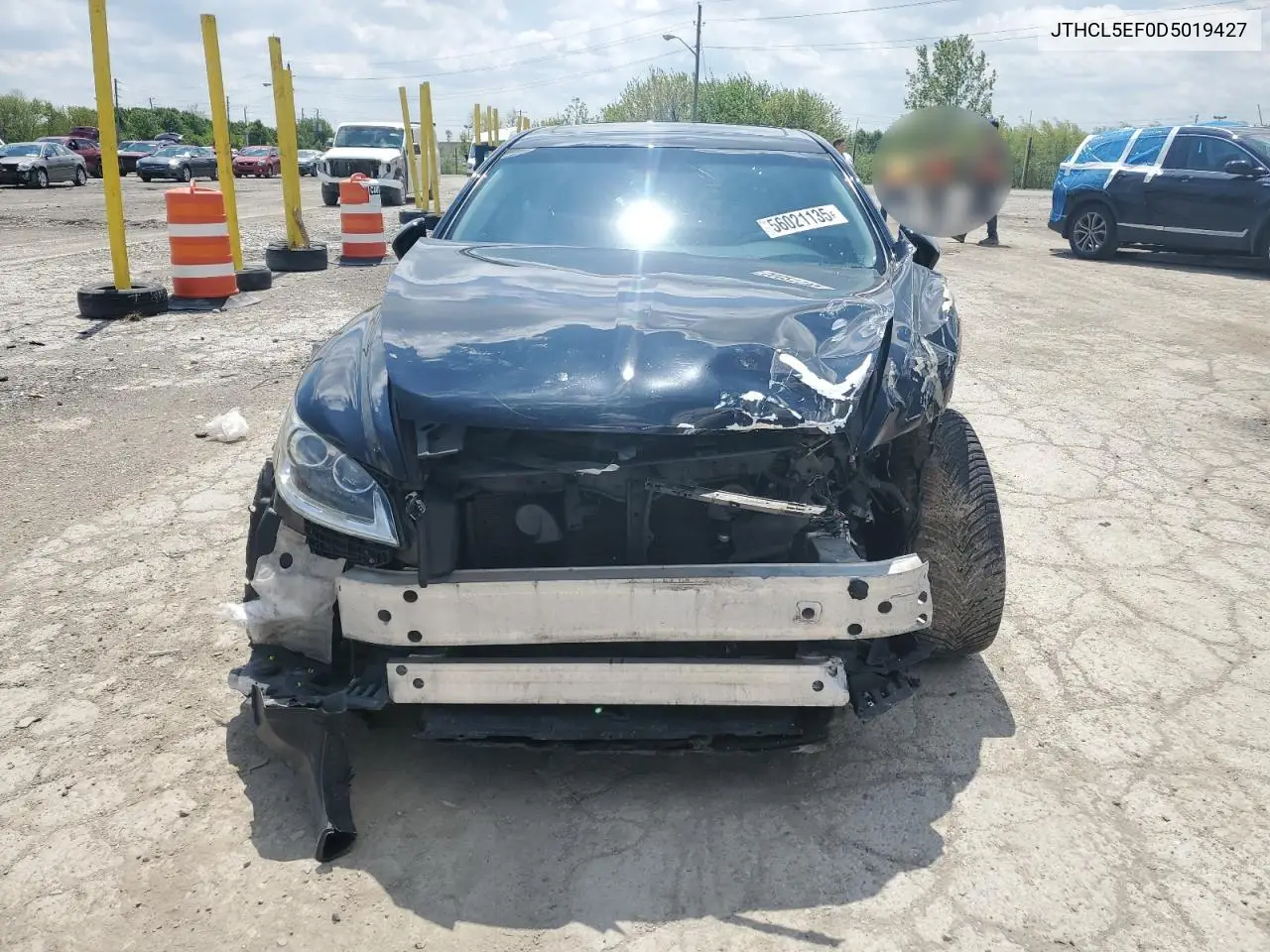 2013 Lexus Ls 460 VIN: JTHCL5EF0D5019427 Lot: 56021135
