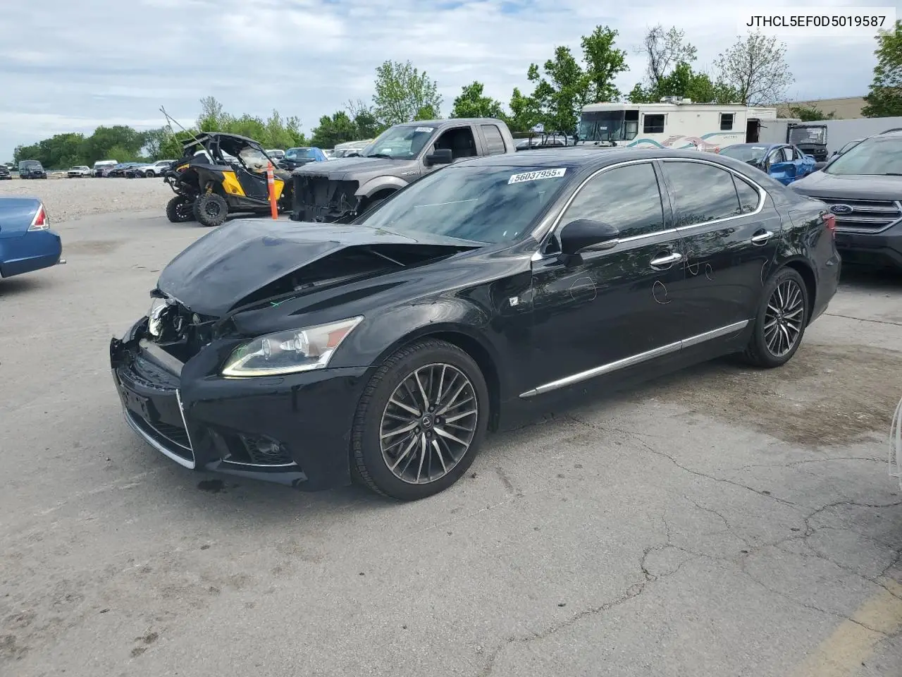 2013 Lexus Ls 460 VIN: JTHCL5EF0D5019587 Lot: 56037955