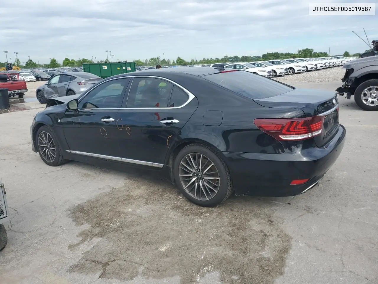 2013 Lexus Ls 460 VIN: JTHCL5EF0D5019587 Lot: 56037955