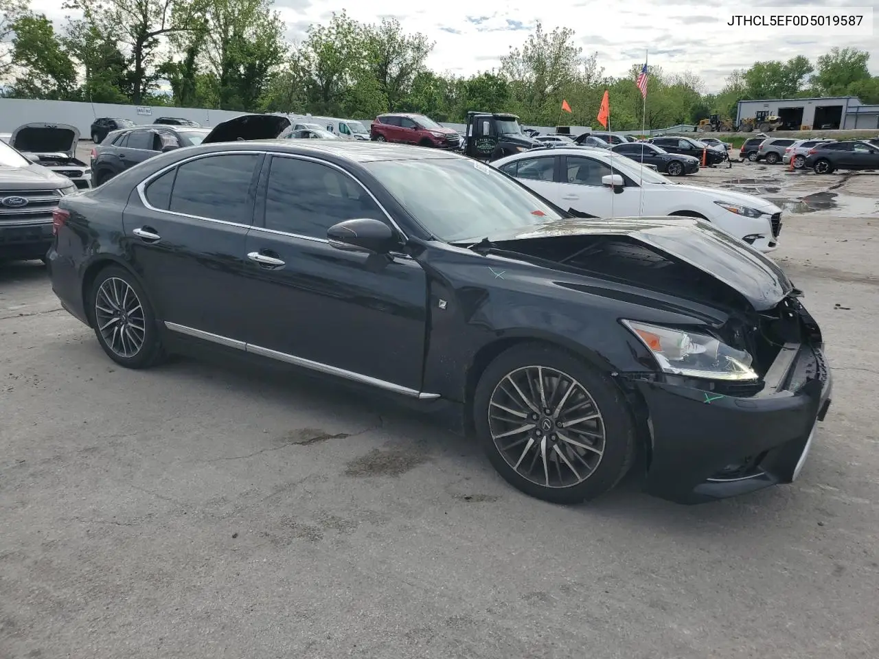 2013 Lexus Ls 460 VIN: JTHCL5EF0D5019587 Lot: 56037955
