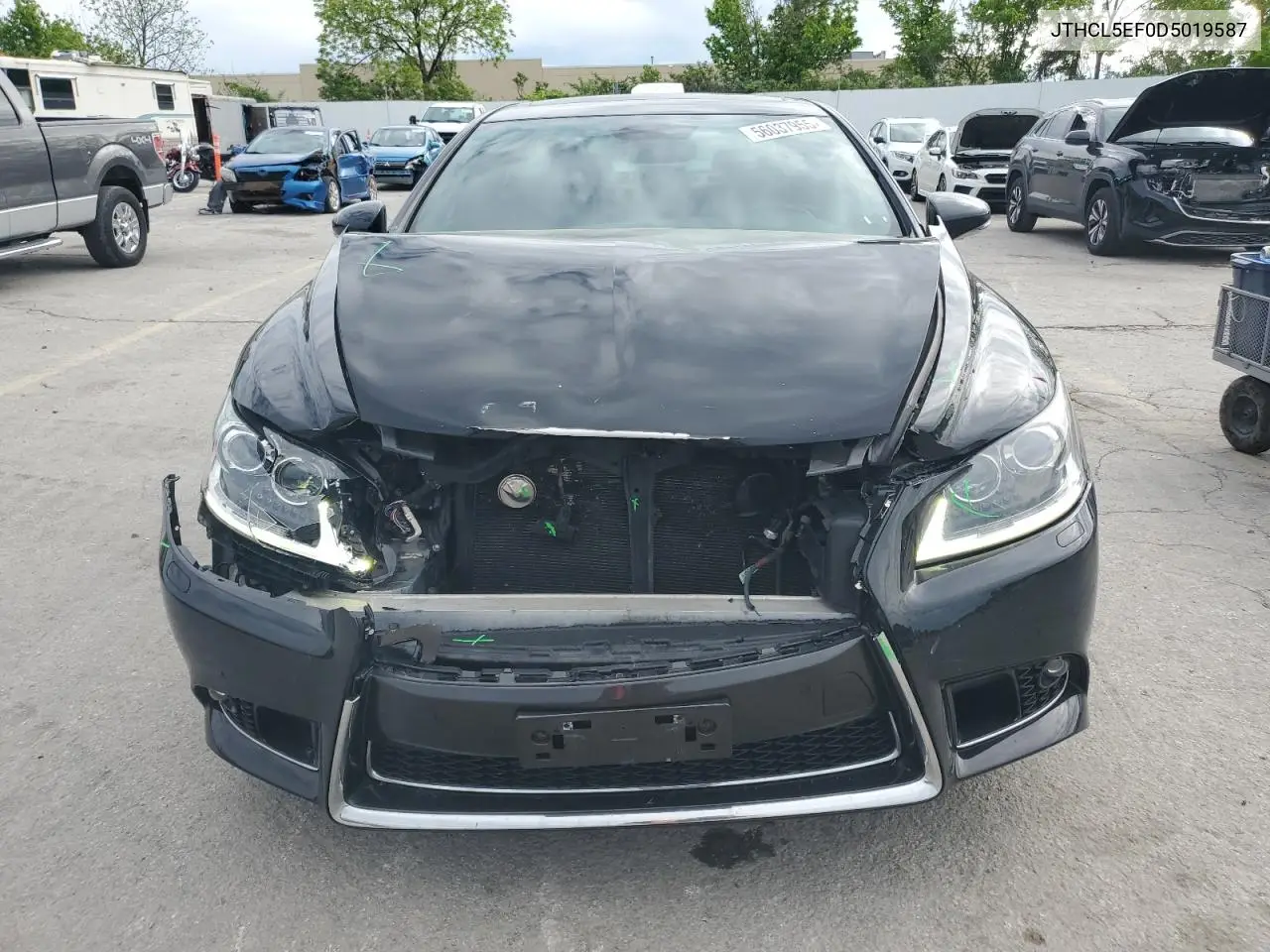 2013 Lexus Ls 460 VIN: JTHCL5EF0D5019587 Lot: 56037955