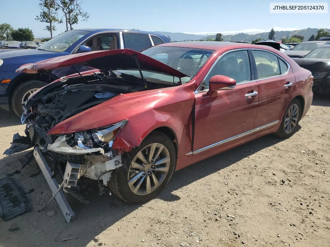 2013 Lexus Ls 460 VIN: JTHBL5EF2D5124370 Lot: 56063585