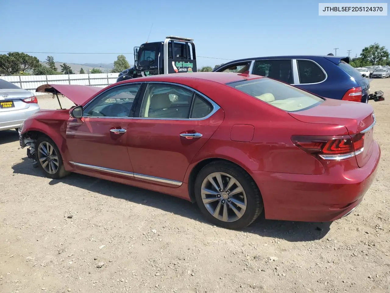 2013 Lexus Ls 460 VIN: JTHBL5EF2D5124370 Lot: 56063585