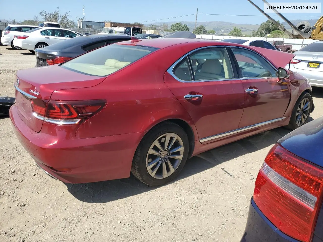 2013 Lexus Ls 460 VIN: JTHBL5EF2D5124370 Lot: 56063585