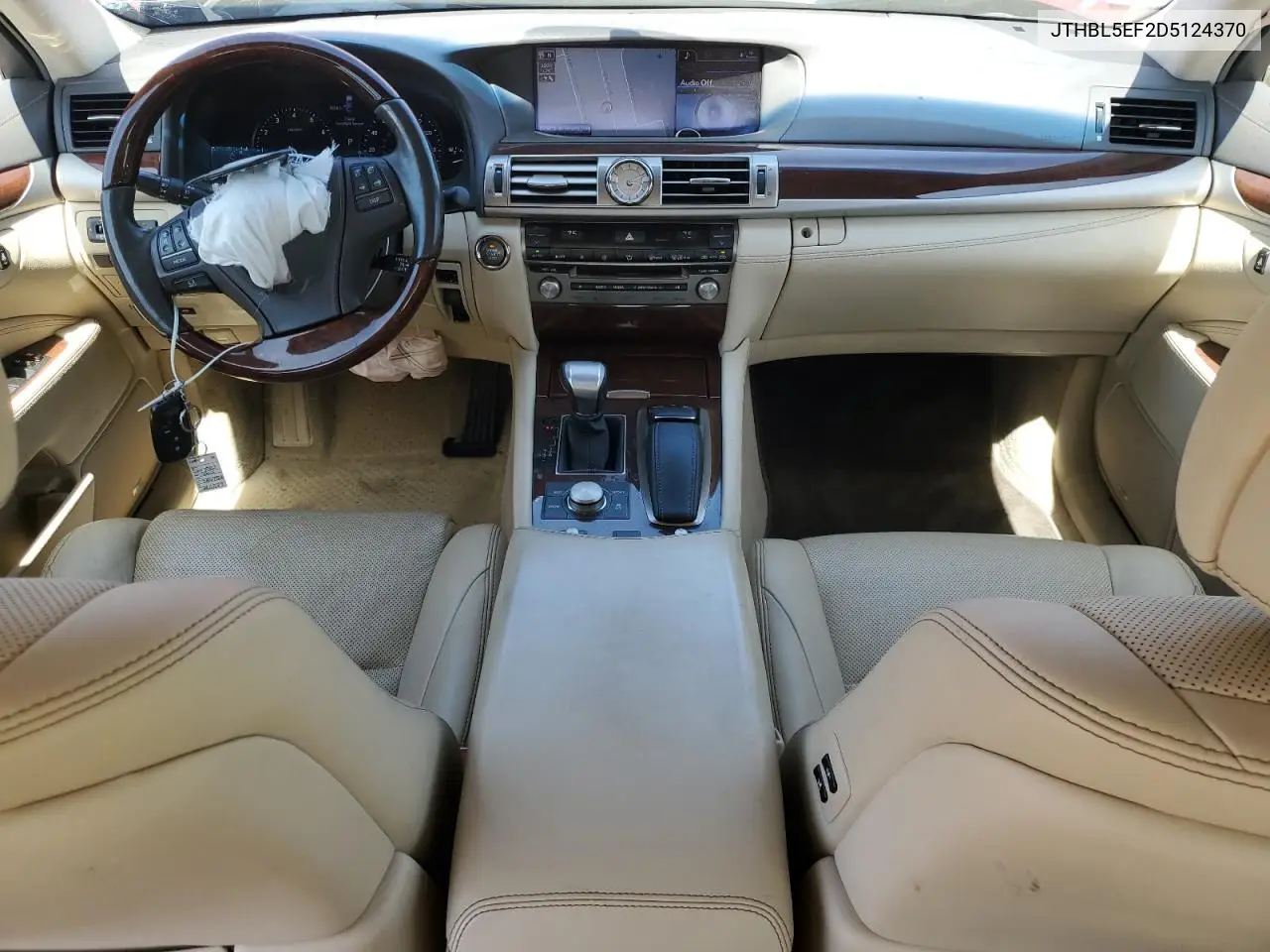 2013 Lexus Ls 460 VIN: JTHBL5EF2D5124370 Lot: 56063585