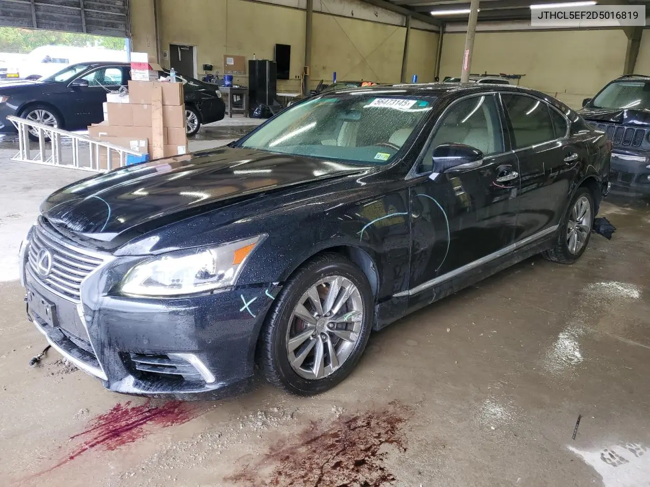 2013 Lexus Ls 460 VIN: JTHCL5EF2D5016819 Lot: 56473145