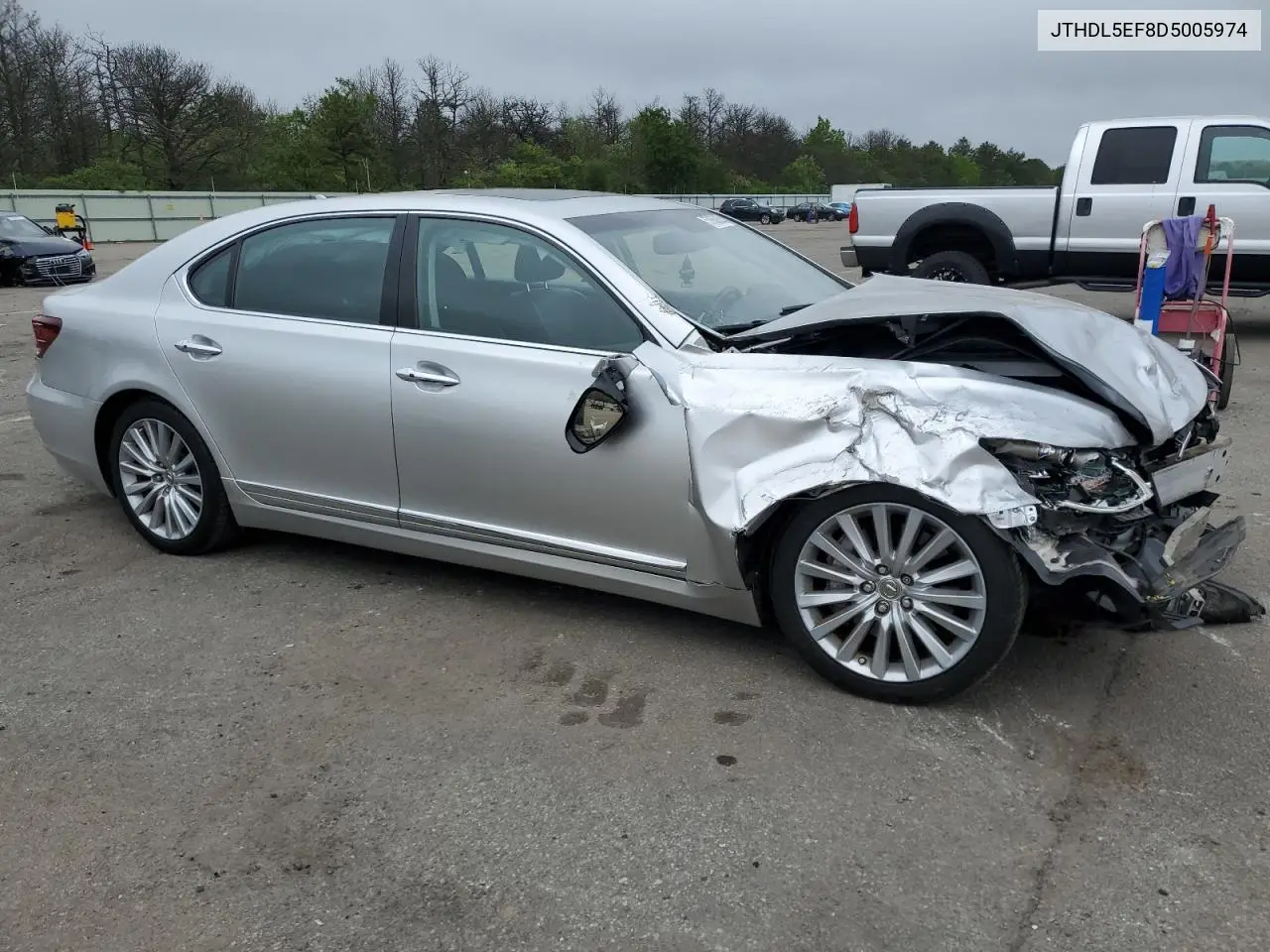 2013 Lexus Ls 460L VIN: JTHDL5EF8D5005974 Lot: 57860925