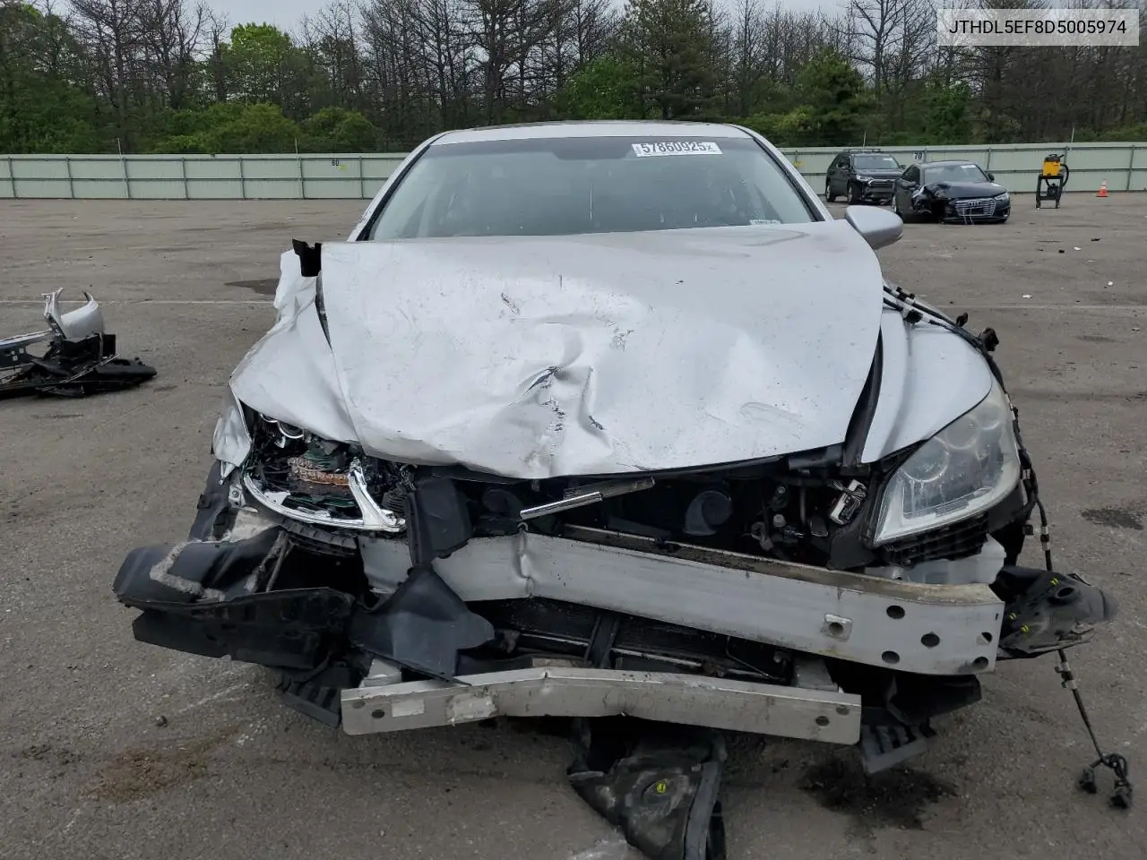 2013 Lexus Ls 460L VIN: JTHDL5EF8D5005974 Lot: 57860925