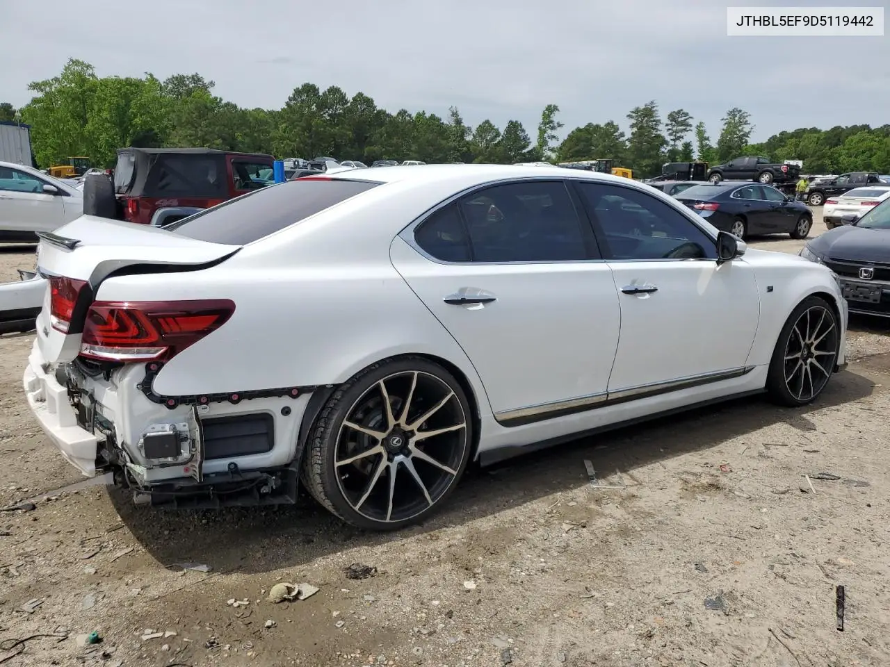 2013 Lexus Ls 460 VIN: JTHBL5EF9D5119442 Lot: 58329435