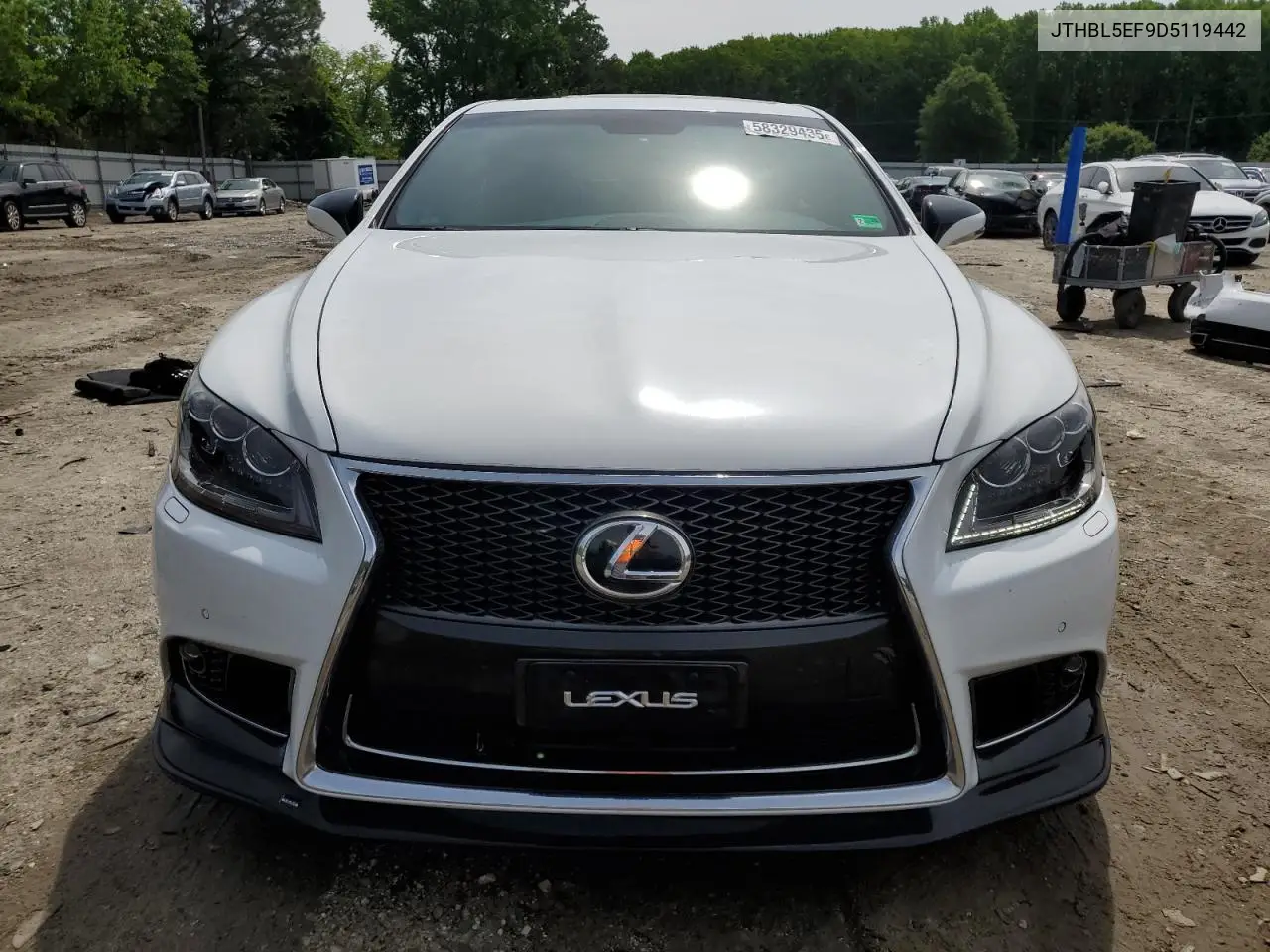 2013 Lexus Ls 460 VIN: JTHBL5EF9D5119442 Lot: 58329435