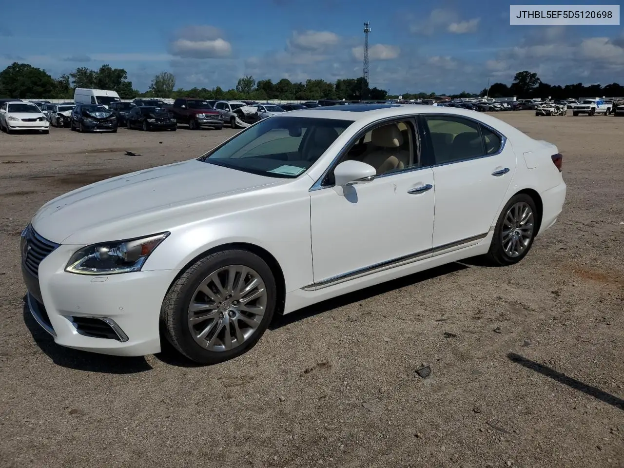 2013 Lexus Ls 460 VIN: JTHBL5EF5D5120698 Lot: 59756065