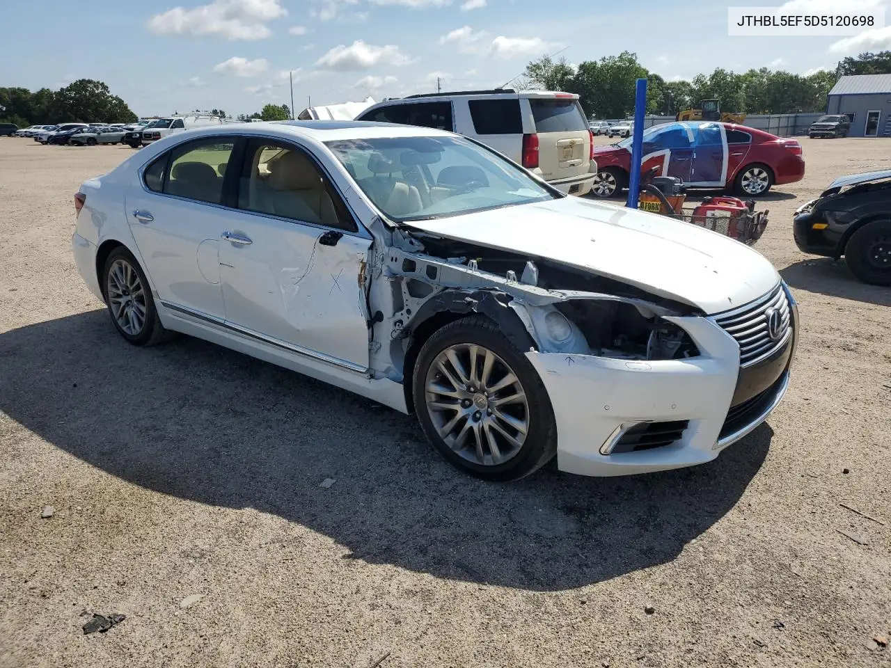 2013 Lexus Ls 460 VIN: JTHBL5EF5D5120698 Lot: 59756065