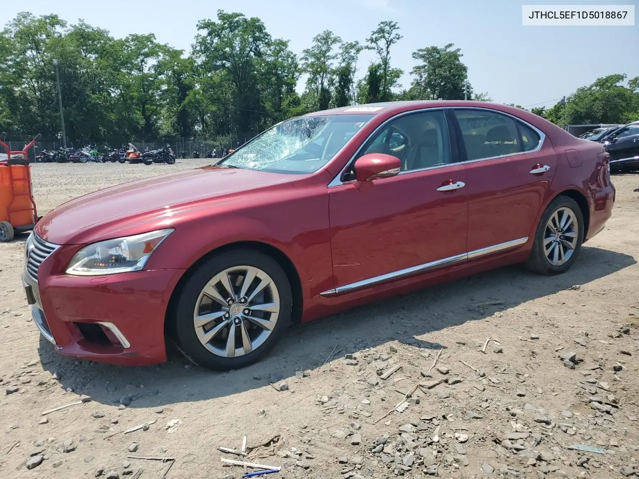 2013 Lexus Ls 460 VIN: JTHCL5EF1D5018867 Lot: 59937505