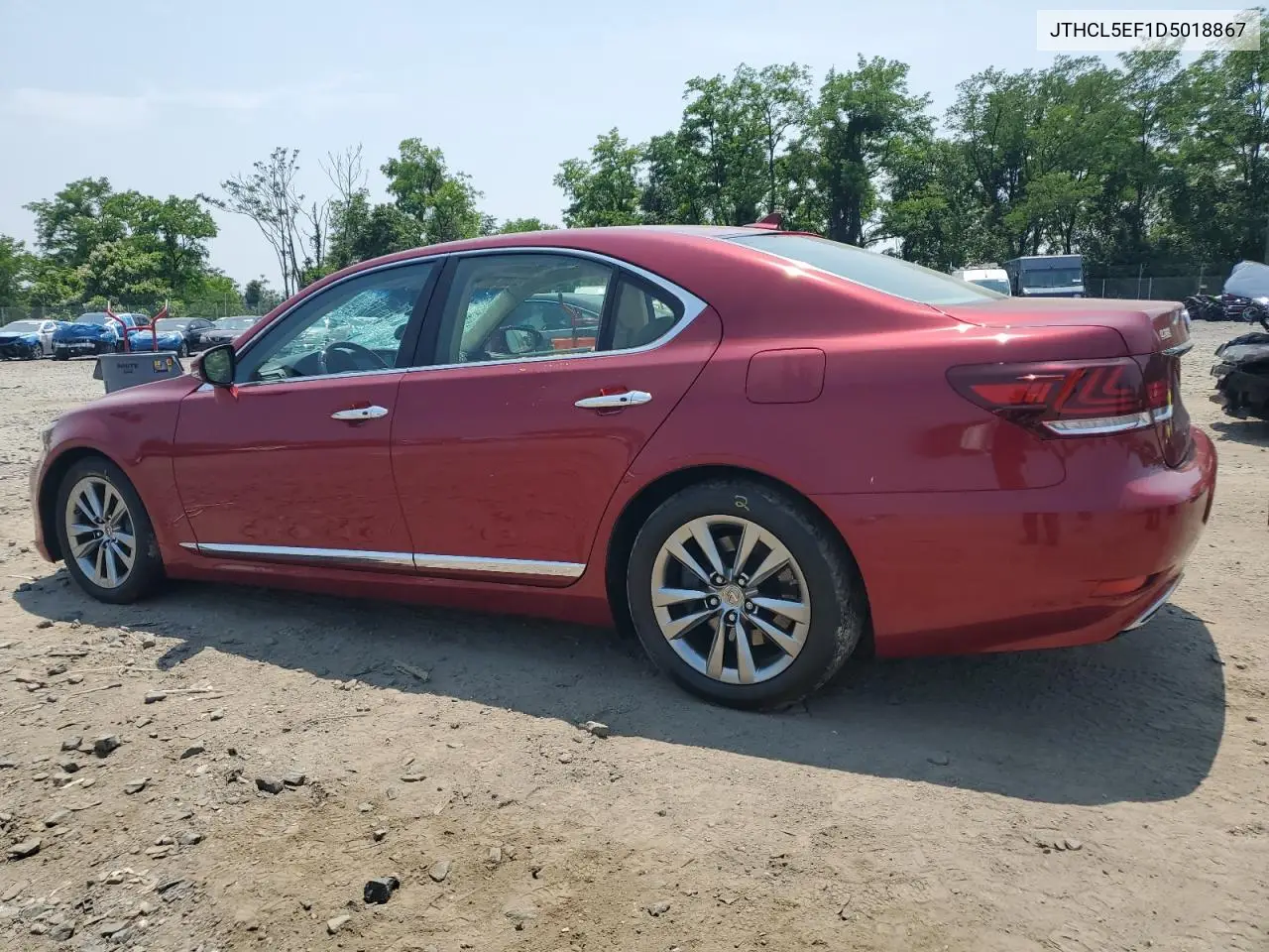 2013 Lexus Ls 460 VIN: JTHCL5EF1D5018867 Lot: 59937505