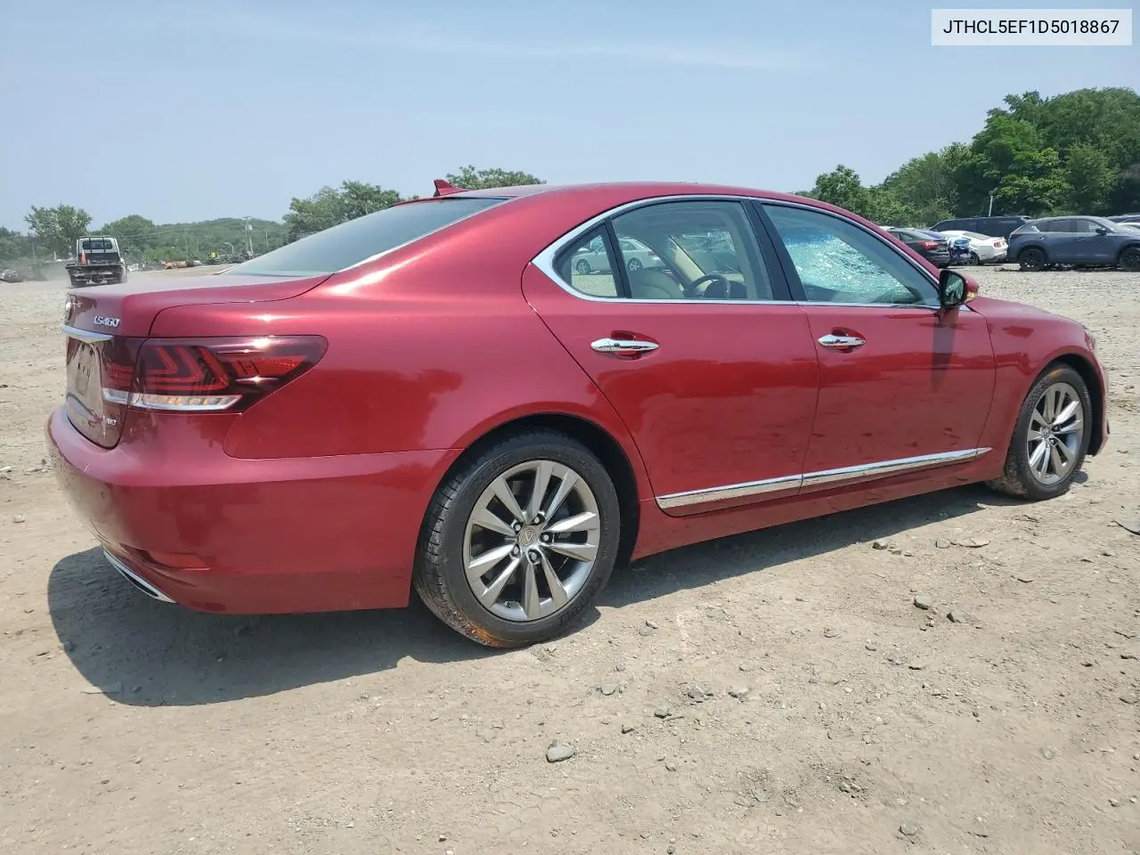 2013 Lexus Ls 460 VIN: JTHCL5EF1D5018867 Lot: 59937505