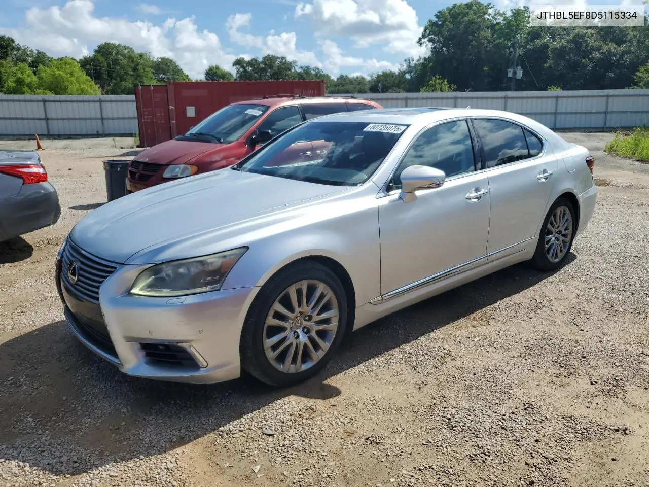 2013 Lexus Ls 460 VIN: JTHBL5EF8D5115334 Lot: 60726075