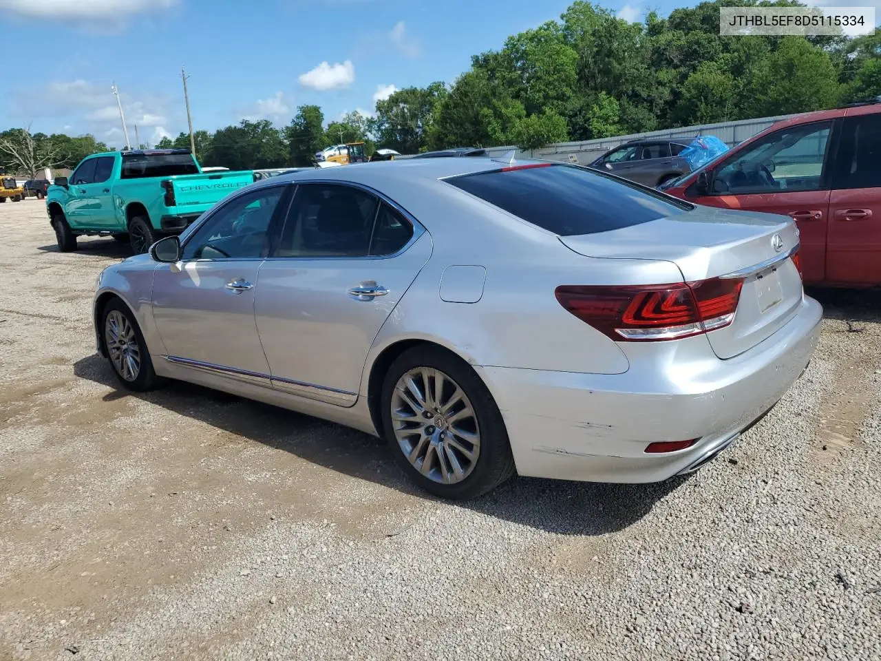 2013 Lexus Ls 460 VIN: JTHBL5EF8D5115334 Lot: 60726075