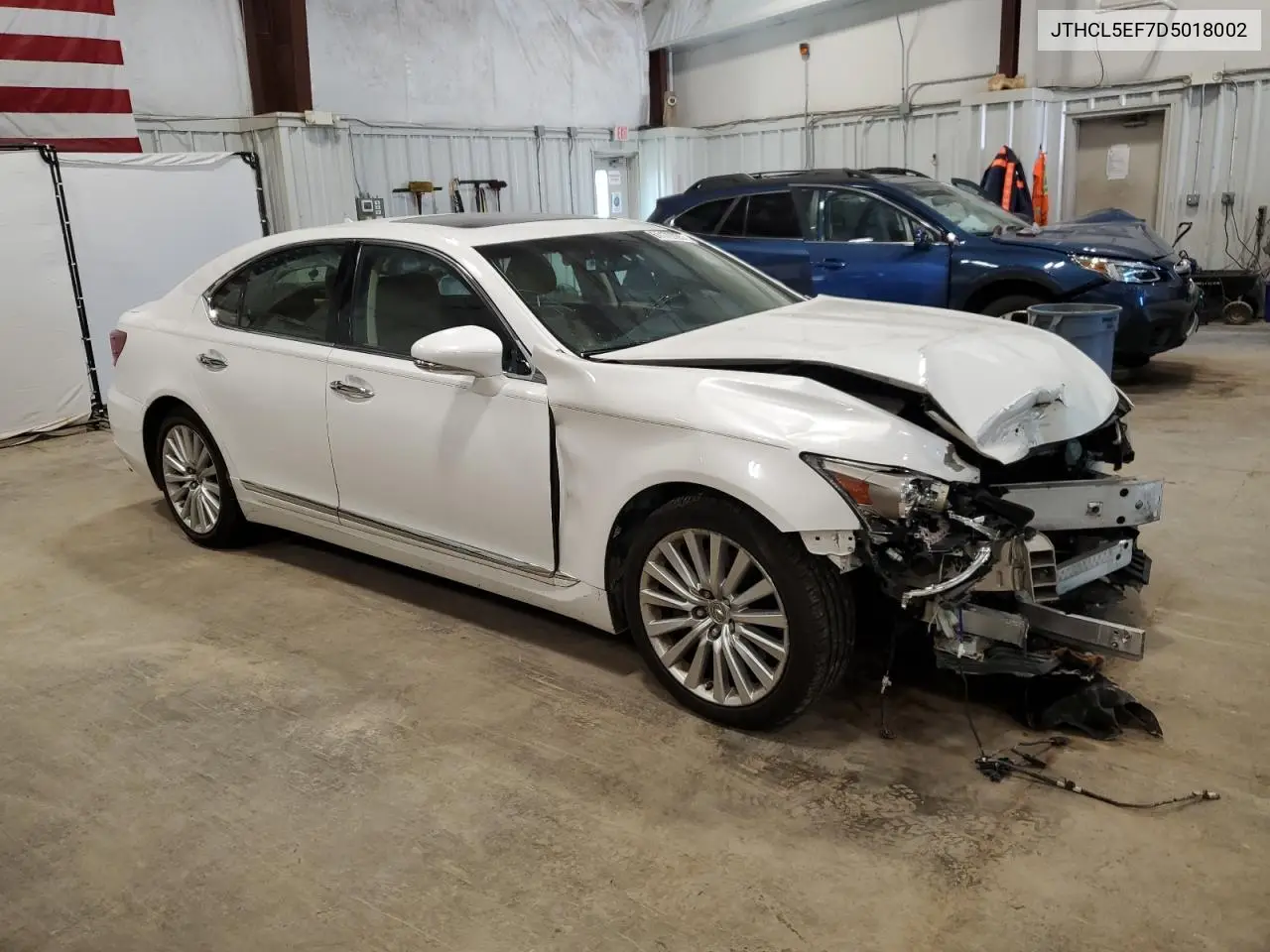 2013 Lexus Ls 460 VIN: JTHCL5EF7D5018002 Lot: 61179725