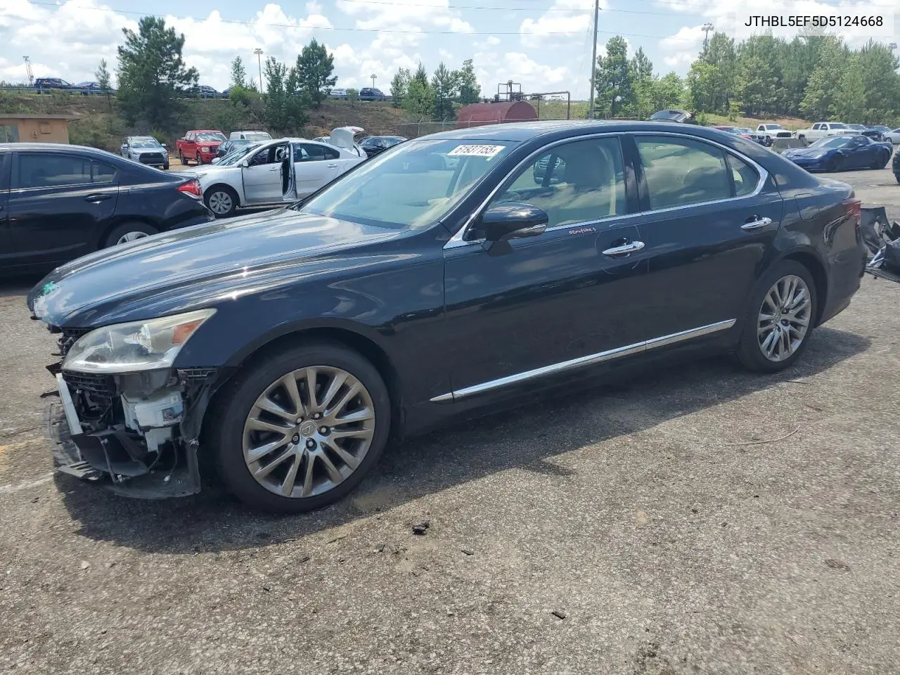 2013 Lexus Ls 460 VIN: JTHBL5EF5D5124668 Lot: 61937155
