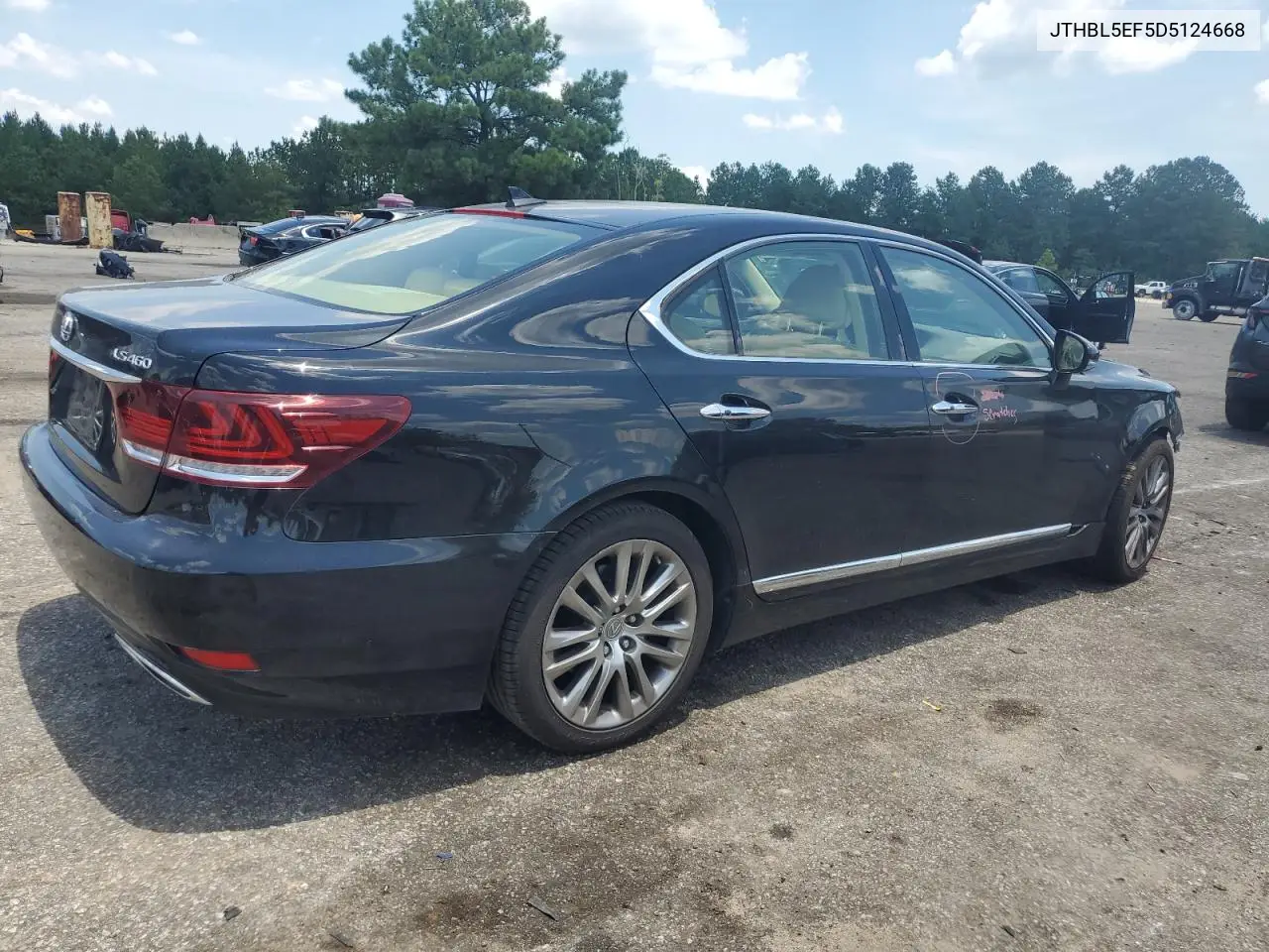 2013 Lexus Ls 460 VIN: JTHBL5EF5D5124668 Lot: 61937155