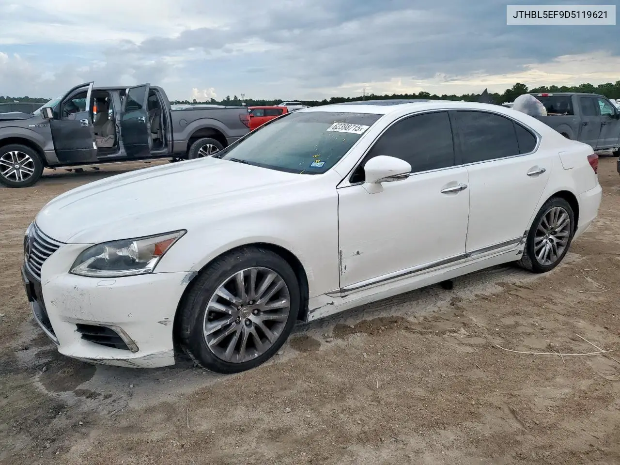 2013 Lexus Ls 460 VIN: JTHBL5EF9D5119621 Lot: 62398715