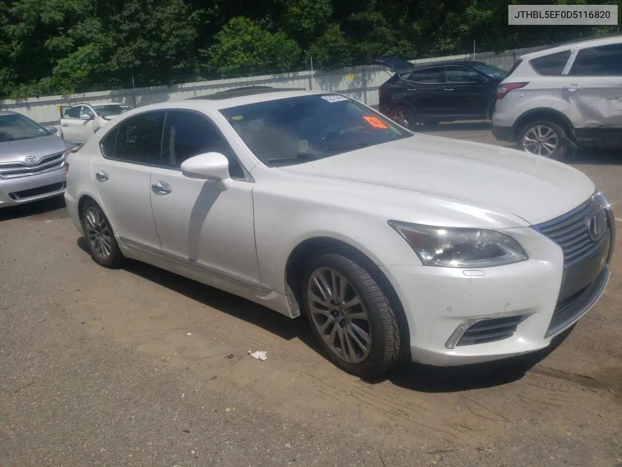 2013 Lexus Ls 460 VIN: JTHBL5EF0D5116820 Lot: 62573645