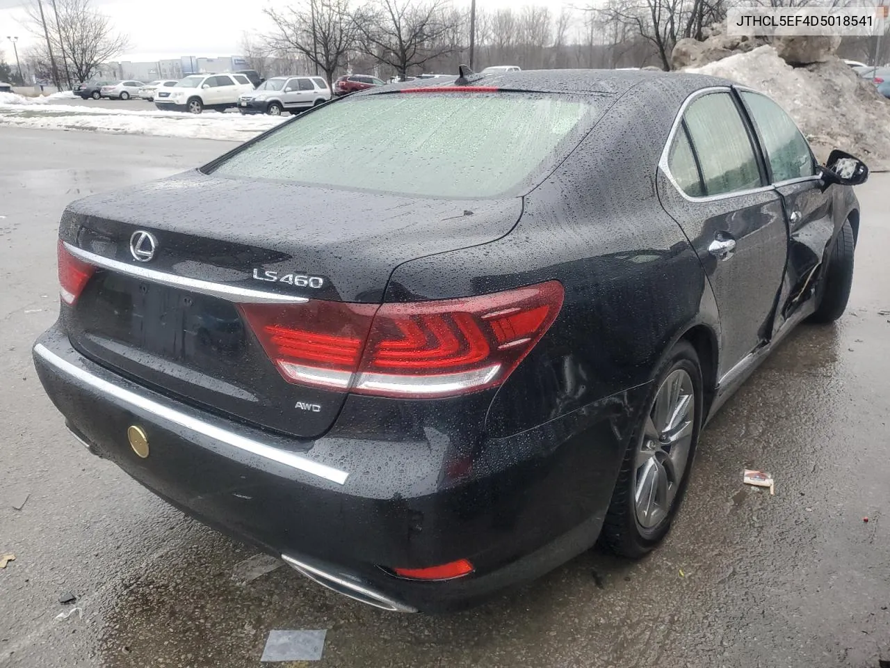 2013 Lexus Ls 460 VIN: JTHCL5EF4D5018541 Lot: 87919255