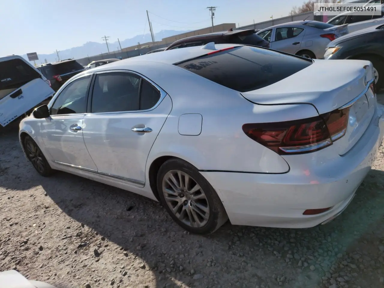 2014 Lexus Ls 460L VIN: JTHGL5EF0E5051491 Lot: 52996835
