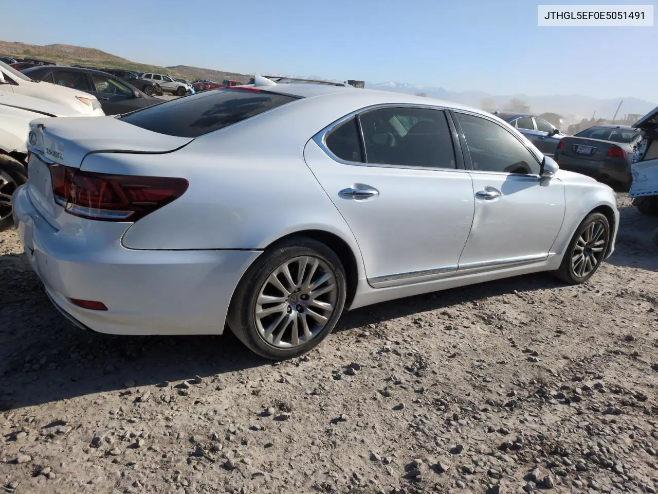 2014 Lexus Ls 460L VIN: JTHGL5EF0E5051491 Lot: 52996835