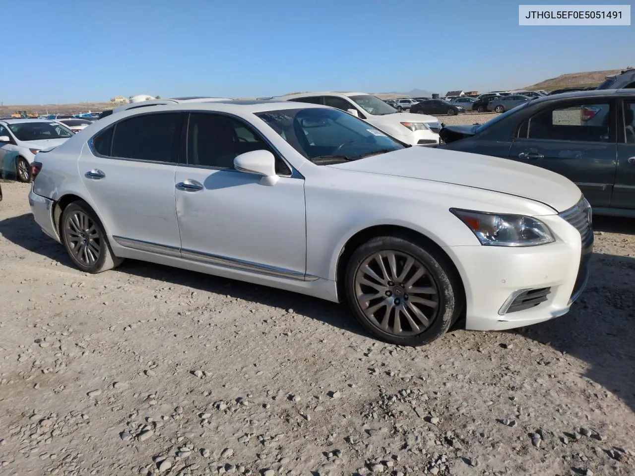 2014 Lexus Ls 460L VIN: JTHGL5EF0E5051491 Lot: 52996835