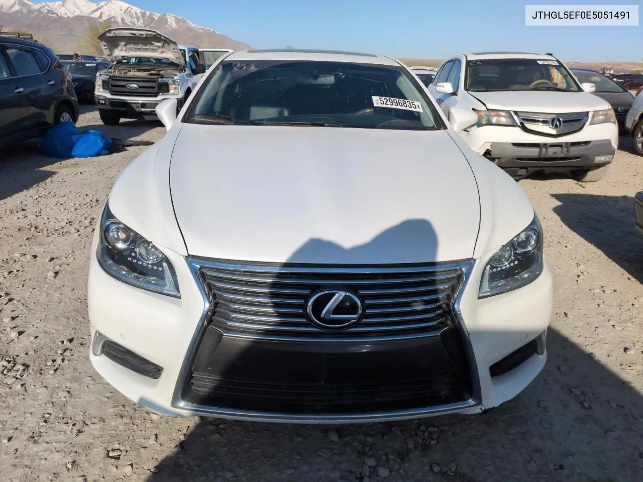 2014 Lexus Ls 460L VIN: JTHGL5EF0E5051491 Lot: 52996835
