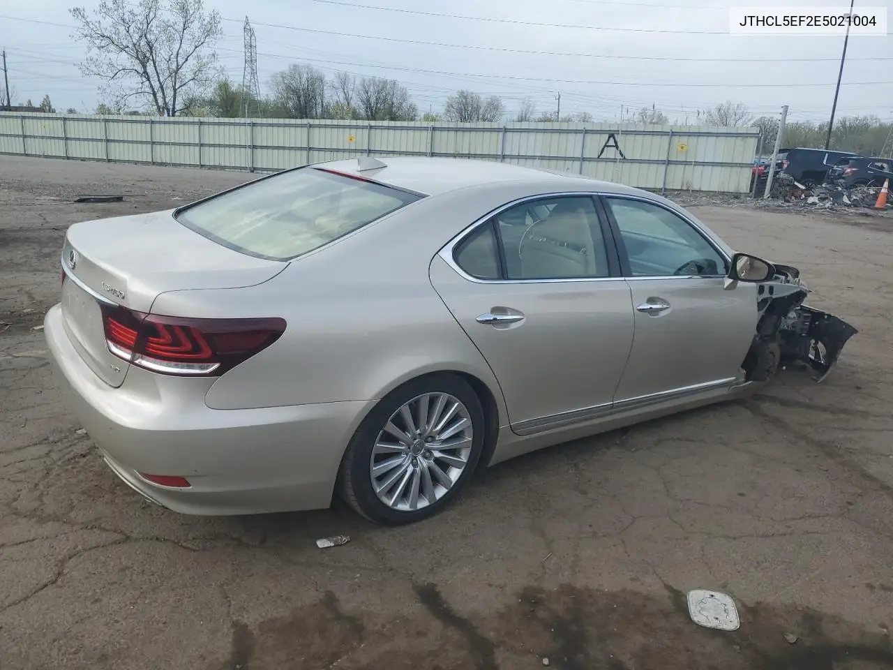 2014 Lexus Ls 460 VIN: JTHCL5EF2E5021004 Lot: 55096575
