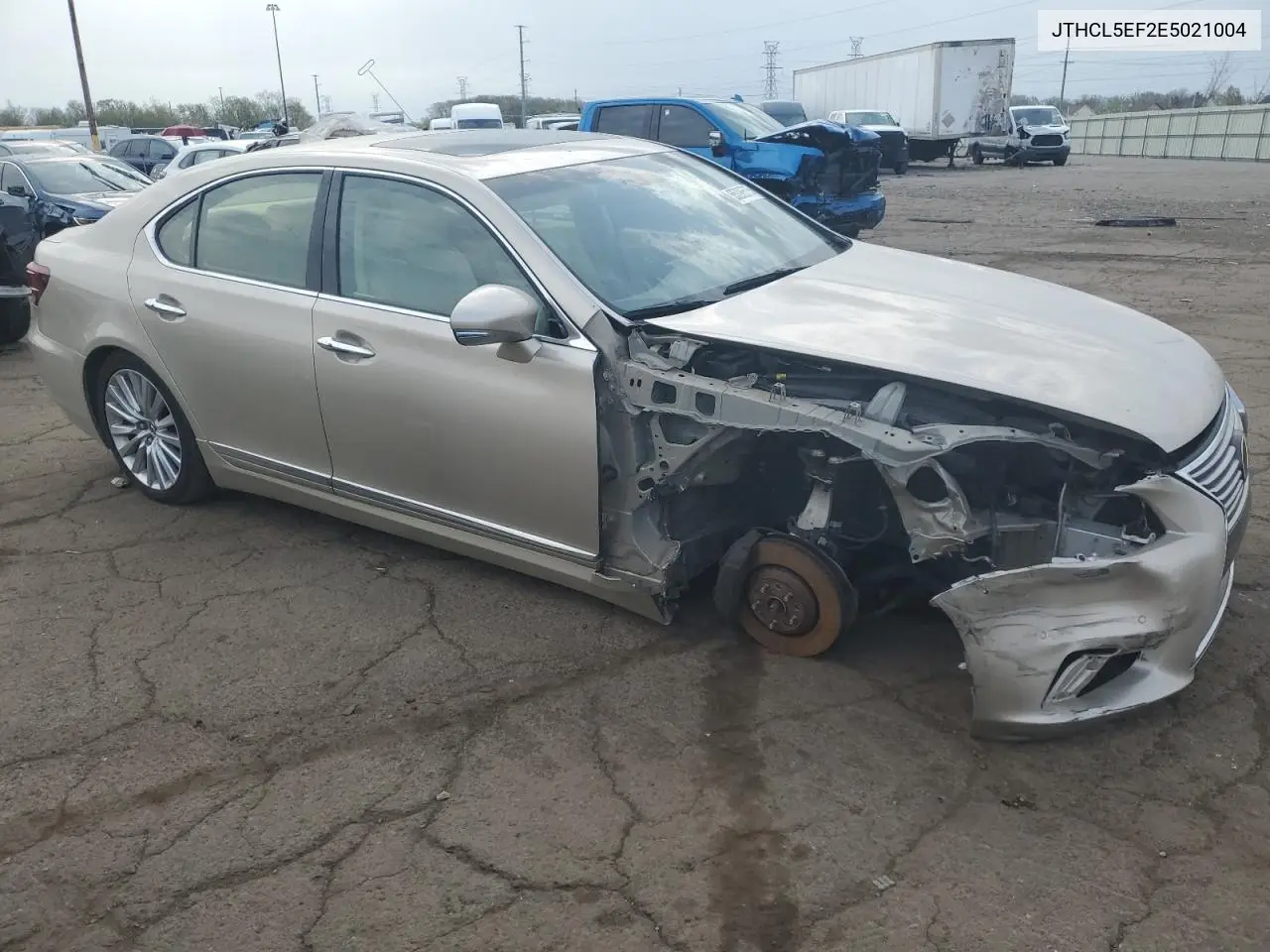 2014 Lexus Ls 460 VIN: JTHCL5EF2E5021004 Lot: 55096575