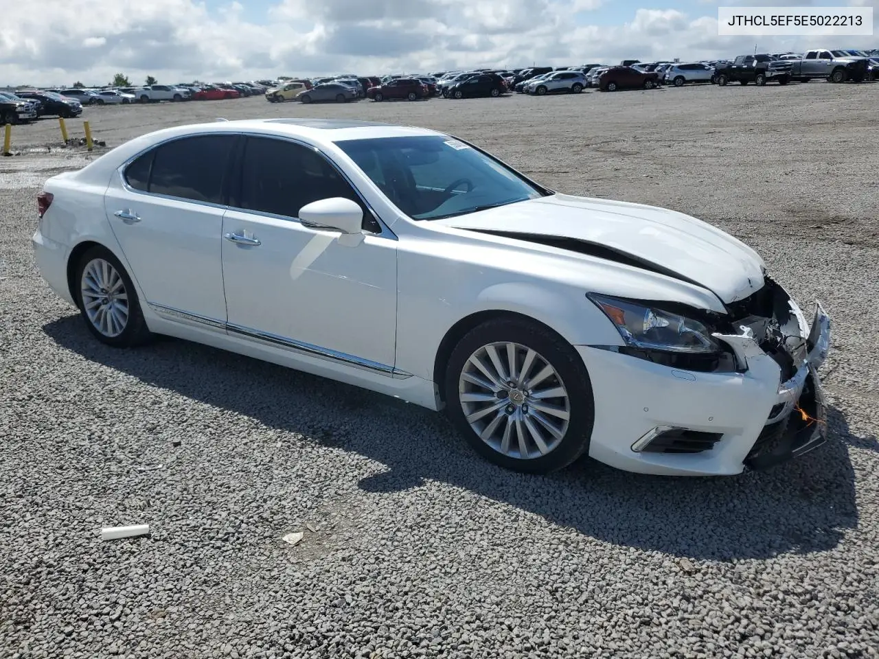 2014 Lexus Ls 460 VIN: JTHCL5EF5E5022213 Lot: 55564585