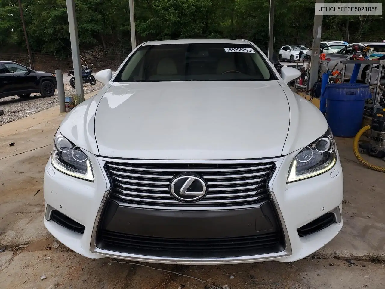 2014 Lexus Ls 460 VIN: JTHCL5EF3E5021058 Lot: 55998885