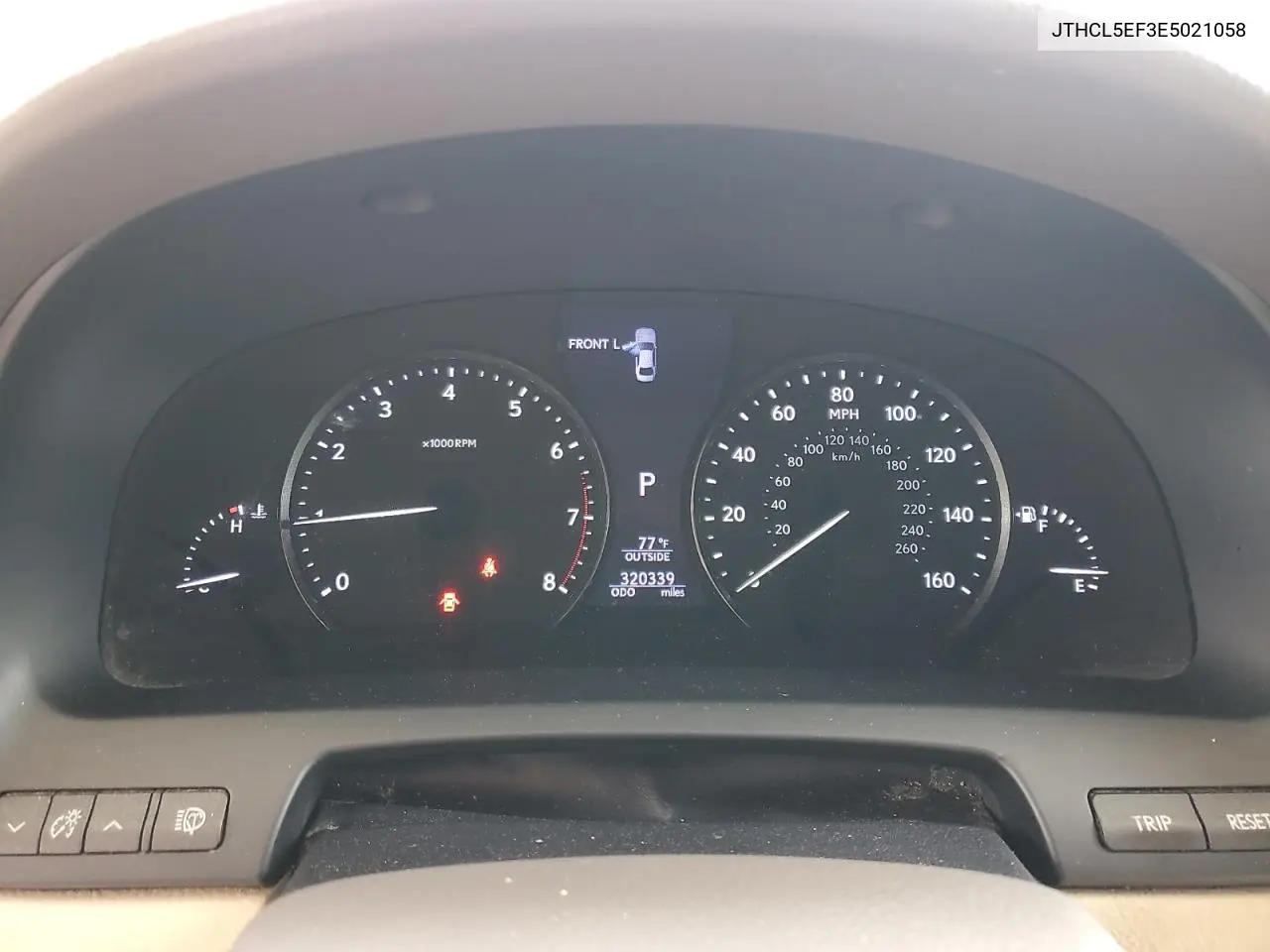 2014 Lexus Ls 460 VIN: JTHCL5EF3E5021058 Lot: 55998885