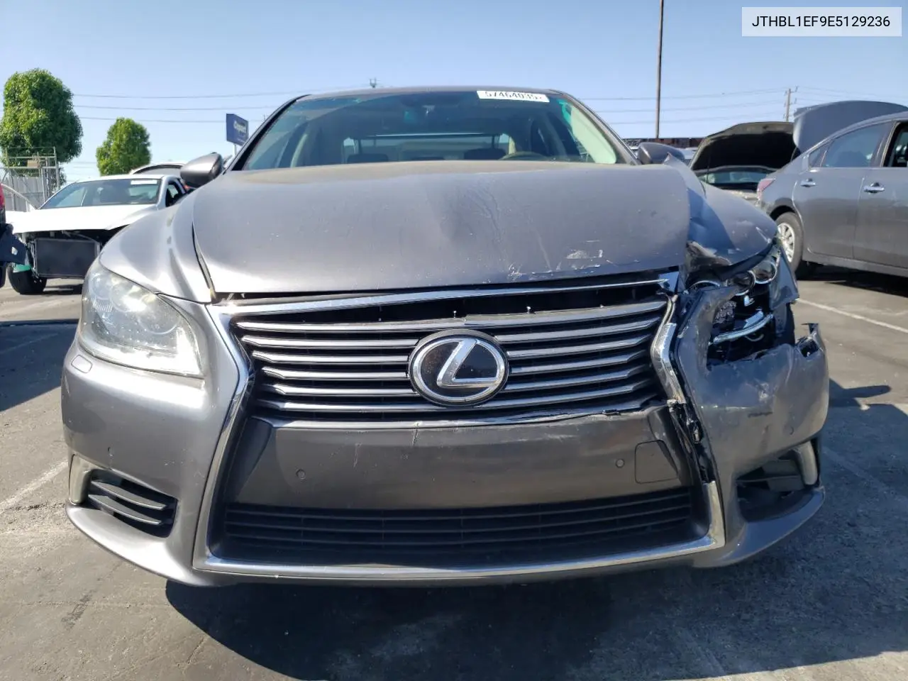 2014 Lexus Ls 460 VIN: JTHBL1EF9E5129236 Lot: 57464035